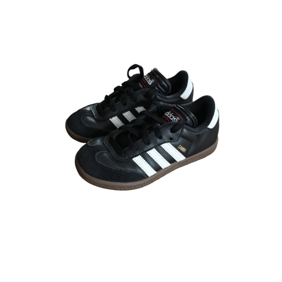Adidas Samba Classic Black and White Shoes; Size 1 GREAT CONDITION! - Picture 1 of 9